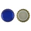 West Kin Look - Kroonkurk blauw - 100 stuks 26 mm - Afbeelding 3