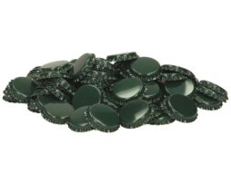 West Kin Look - Kroonkurk groen - 100 stuks 26 mm