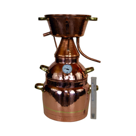 5 Liter - Alquitara, echte spaanse ketel - complete set