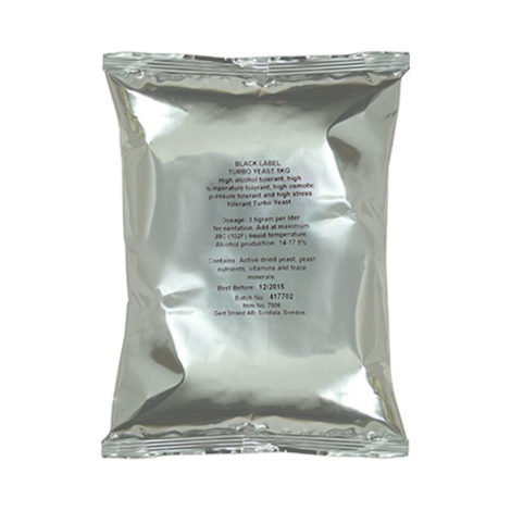 Black label - Vodka Turbo gist / yeast 14-17% - 1 kg