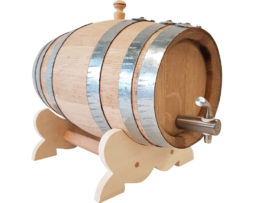Frans eiken wijnvat / whiskyvat - 3 Liter