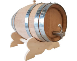 Frans eiken wijnvat / whiskyvat - 5 Liter