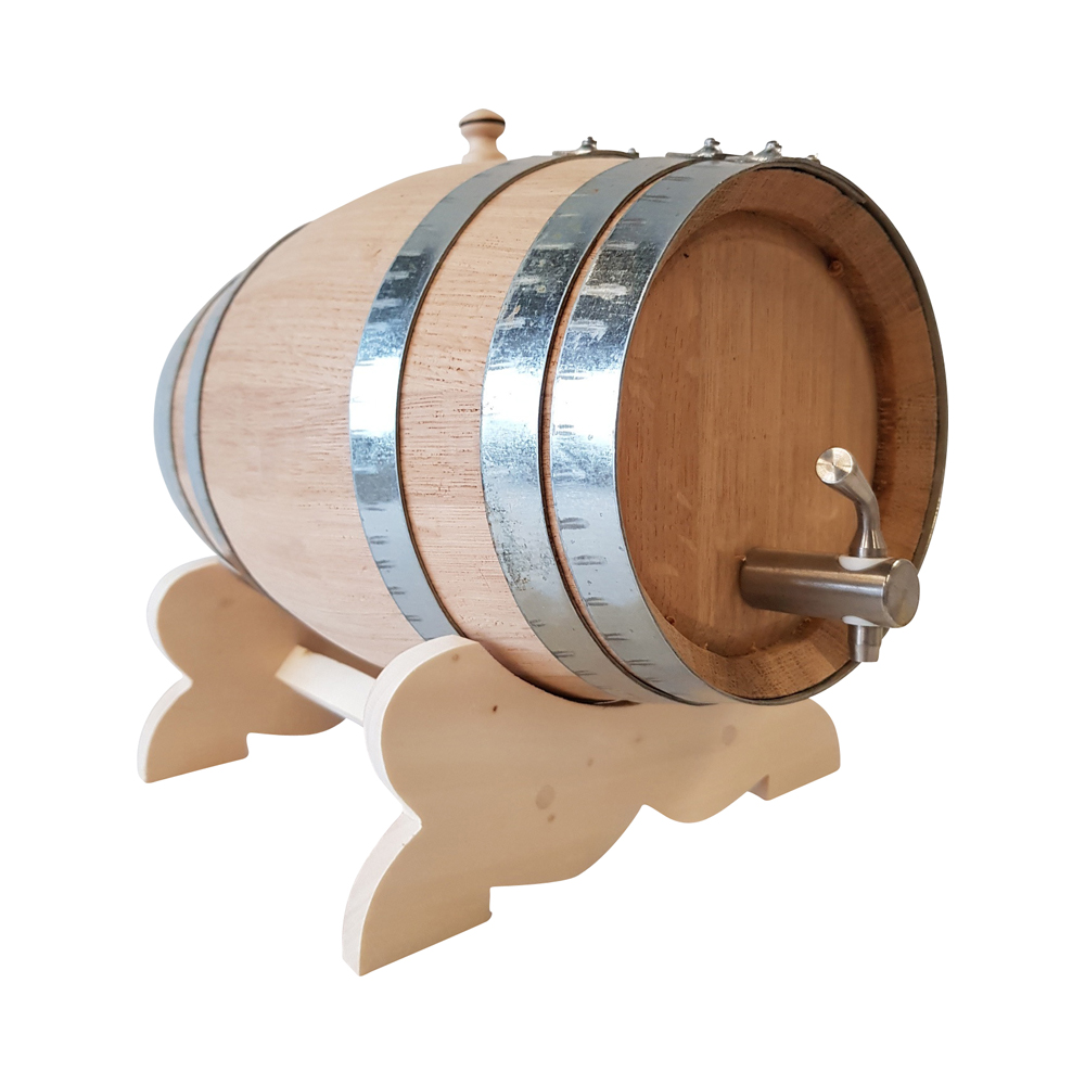 Frans eiken wijnvat / whiskyvat - 5 Liter Stookwinkel - Brouwen en Distilleren