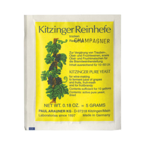 Kitzinger Reinhefe - Champagne / Sekt edelgist - 5 g