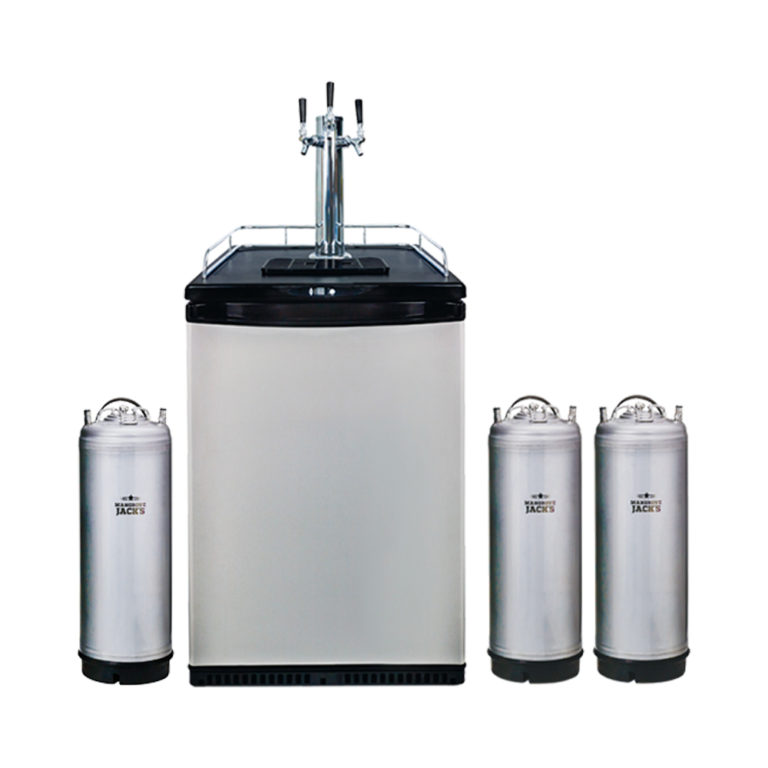 Mangrove Jack's Kegerator met 3 taps + 3X 19 Liter Keg / Fust