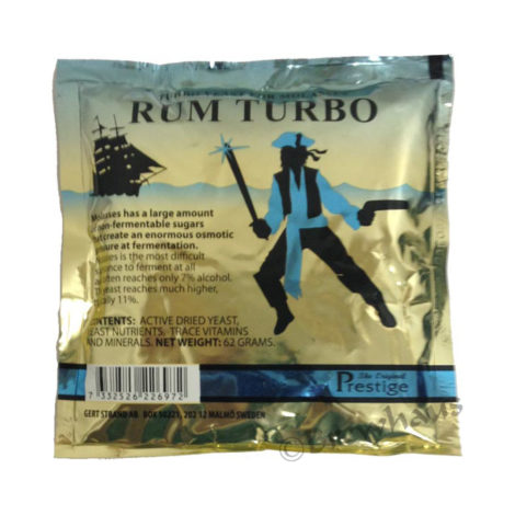 Prestige - Turbo gist / yeast - Rum turbo - 62 g