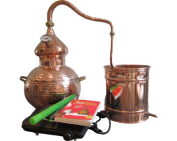 5 Liter - Pro distilleerketel - complete set