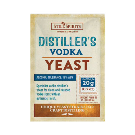 Still Spirits - Craft Range Distiller's Yeast - Vodka / wodka gist - 20 g