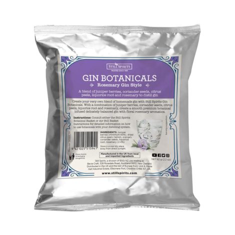 Still Spirits - Gin Botanicals - Rosemary gin style - 62 g