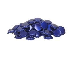 West Kin Look - Kroonkurk blauw - 100 stuks 26 mm