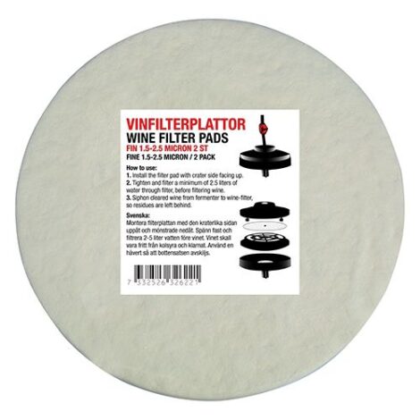 West Kin Look - filter schijf fijn 2-pack