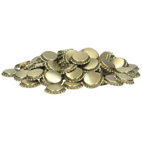 West Kin Look - Kroonkurk Goud - 100 stuks 26 mm