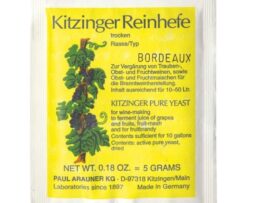 Kitzinger Reinhefe - Bordeaux edelgist - 5 g