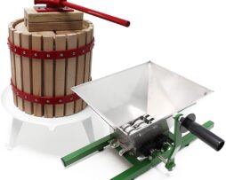 Fruitpers 18L + Fruitmolen 7 liter combi