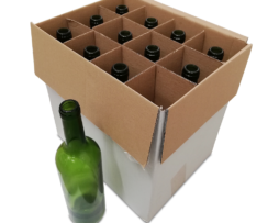 12 wijnflessen Groen 75cl