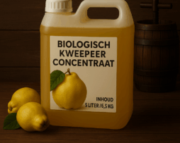 5L Biologisch Kweepeerconcentraat – Voor schnapps, wijn & likeur