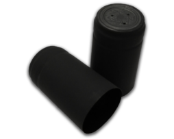 Krimpcapsules - Mat-zwart 30 stuks