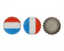 Kroonkurk NL vlag O2 absorberend - 100 stuks 26 mm