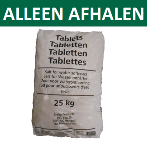 Regeneratiezout tabletten 25 KG Alleen ophalen!