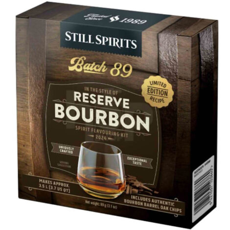 Batch 89 Reserve Bourbon Spirit Flavouring Kit, Voor 3,5 Liter